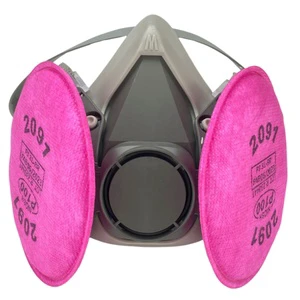 Custom Welding Respirator 6200 Half Face Mask with 2091/2097 P100 Particulate Filter - Safety Equipment