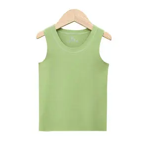 Hot Selling Women's Ribbed Yoga Tank Top Custom Logo New Seamless Sexy Cropped Gym Wear for Sports Fitness Thermal Jogging Tops
