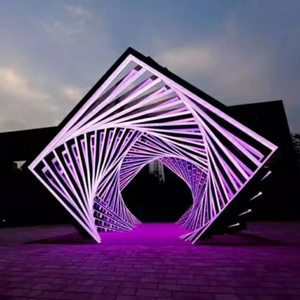 Senzhao City Led Sculpture Street Light Motif Light Time Tunnel Decoration Outdoor Luminous