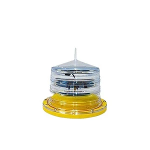 WS-LS/G Solar Powered LED Aviation Obstruction Light ABS Material CE Certified