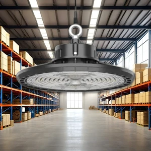 Factory Direct Dimmable 100W 120W 150W 200W Ip65 Industrial Workshops Hi Bay Warehouse Highbay Ufo Light High Bay Led