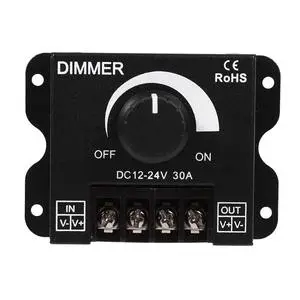 LED strip light bar dimmer for brightness adjustment DIMMER switch 12V/24V 30A