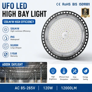 Dimmable Ufo Supermarket Lamps Industrial Lights Workshop Factory Workshop Warehouse High Bay Light