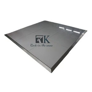 Portable Dance Floor 12ft*12ft Pack Removable Dance Floor White Flooring for Wedding