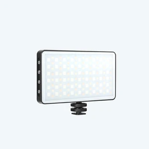 RGB Video Light Built-in 4000 MAh Rechargeable Battery LED Camera Light RGB Bi Color 12 Modes Light Effects Lamp