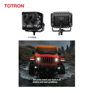 70W Side Shooter Pod Light Spot Beam LED Work Light for Heavy Duty Equipments, Machines