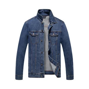 Factory Rate Men's Winter Denim Jackets Professional Quality Vintage Trending Fashion Front Logo