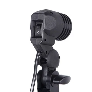 E27 Bulb Holder Socket Flash Swivel Bracket Photo Light Lamp Mount