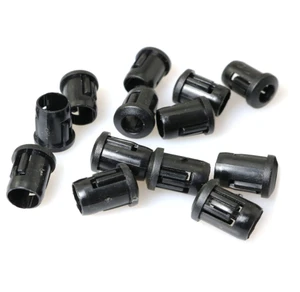 LED Holder Light Bulb Socket LED Lamp Light-emitting Diode Holder Plastic Bezel Mount LED Clip Black 5mm