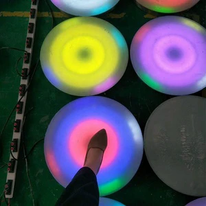 Public Decor Amusement Park Lighting Lighting 50cm Round Led Brick Light Dance Floor for Sale