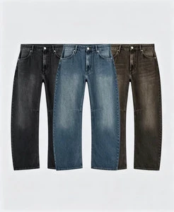 SHENZHU 2026 Spring/Summer Fashionable European and American Men's Casual Versatile Loose-fitting Denim Pants 0840468 0840