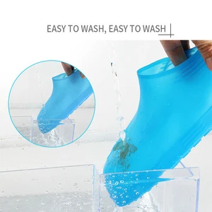 Silicone Waterproof Anti-Slip Portable Snow and Working Shoes Cover Reusable No-Slip Silicone Shoe Protectors for Kids,Women,Men