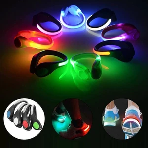 LED Shoe Light Clip Night Safety (Set of 2) for Running Jogging Walking and Bike Cycling