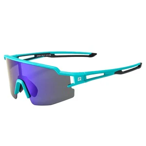 ROCKBROS Wholesale Outdoor Bike Cycling Sunglasses Sports Polarized Cycling Glasses UV Protection Eyewear Sunglasses Blue