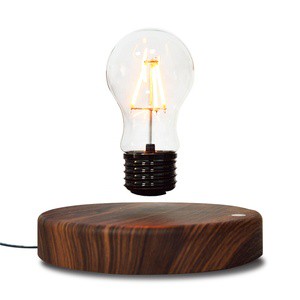 Bottom Base Magnetic Rotating And Levitating Floating Lighting Bulb For Table Desk Lamp