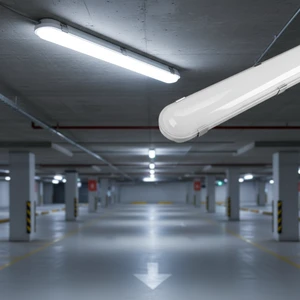 Linkable 4ft LED Vapor Tight Fixture 60W UL DLC Linear Triproof LED Light IP65 IK08 Impact Resistant for Cold Storage