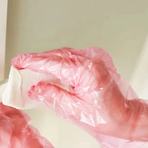 Waste Management Disposable HDPE Gloves Puncture & Cut Resistant for Trash Collection & Recycling