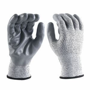 Safety Equipment Protective Cut Resistant Level 5 Anti Resistance Working Safety Gloves With PU Coated