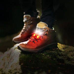BSCI Customized Brand USB-C Rechargeable LED Night Runner Light for Shoes Led Sport Vest Safety Light