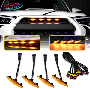 New Led Grille Lights Front Grille Led Signal Light Grill Mount Lamp Accessories 12v Lamp Painted