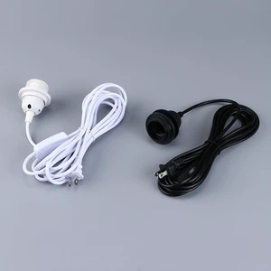 E27 Spiral Lamp Socket Certified Plastic Lamp Holder Lighting Accessories LED Extension Cord Chandelier Head Lampshade