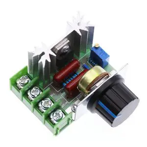 AC 220V 2000W Dimmer High Power Thyristor Dimming Speed Control Temperature Control Electronic Voltage Adjuster......