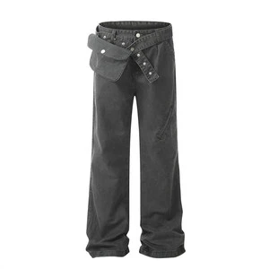 Jeans Men Denim Fashionable Slim Fit Trousers Pants for Men Streetwear High Quality Classic Cut Stretch Comfort Fit