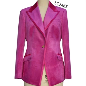 Classic Style Hot Sell Women's Business Suit Bespoke Fashion Slim Fit 2 Pcs Plus Size Pleated Front Single Breasted Breathable
