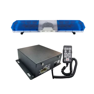 Baihui 12V LED Customized Color Traffic Warning Emergency Light Model 8100-4H for Ambulances and Cars with Siren Alarm
