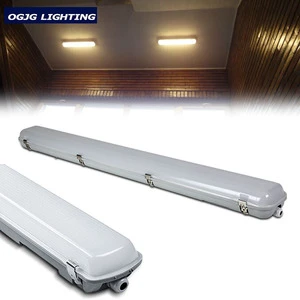 OGJG Parking Lot IP66 PC Motion Sensor Triproof Led Waterproof Vapor Tight Linear Light 2ft/4ft/8ft Cold Room ETL 5-Year