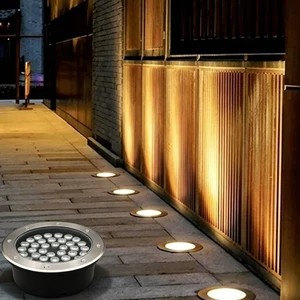 36W IP67 Waterproof Inground Light Landscape Recessed Outdoor Deck Garden Ground Buried Lamp Led Underground Light