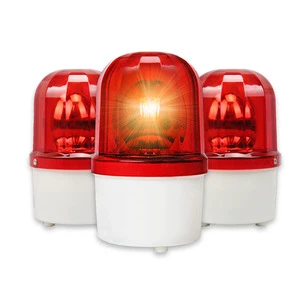 Sound and Light Alarm Rotating 12v 24v 220v Waterproof Warning Light Safety Traffic Light