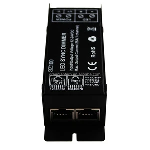 12V 25A Dimmer with Remote Control DC12-24V 300W 600W SYNC Synchronization LED Dimmer RF Wireless Touch Controller for LED Light