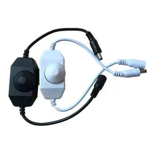 Knob Led Dimmer Brightness Adjustment Dc12-24V Single Color Lighting Strip Cob Smd Strip Light Rotary Dimmer Controller