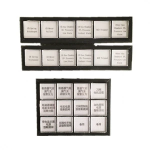 AD11-30ZH Combined Type 30mmX30mm Square LED Indicator Light Equipment Various Colors and Voltages Plastic Indicator Lights