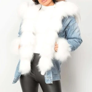 New Arrivals Breathable Women's Distressed Jeans Jackets High Quality OEM Service Women Denim Jeans Jackets