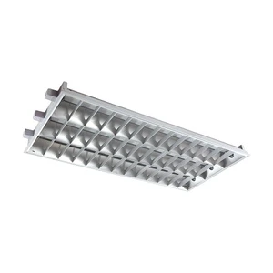 Recessed T8 Fluorescent Grille Lamp Decided for Office Project Lighting