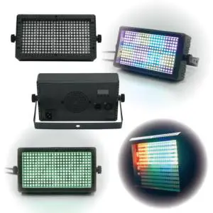 XJ RGBW 4-in-1 Mini Strobe 48 LED White DMX Stage Light Moving Aluminum Lamp for DJ Club Bar Wedding Party & Event Hot Selling