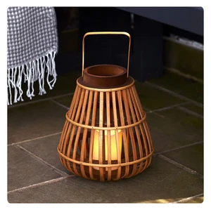CHARMING LIGHTS! ECO-FRIENDLY BAMBOO LANTERNS - IDEAL for COZY INTERIORS & OUTDOOR SPACES