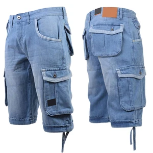 Customize Summer Casual Straight Woven Denim Jeans Shorts Quick Dry Loose Fit Work Men's Fashion Available Sale