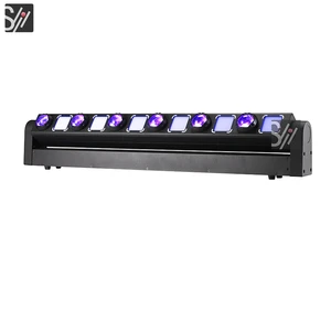 Stage lighting equipment professional 6+6 rgbw 4in1 beam wash dj lights led moving head light wedding equipment