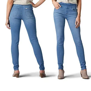 2026 High Low Waist Streetwear Women Denim Pants Women Stylish and Latest Design Breathable Slim Fit Denim Pants Breathable