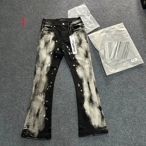 PUR Skinny Jeans Plus Size Men's Clothes Trousers Trousers Y2k Distressed High Quality New Designer Jeans 1.1