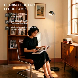 Minimalist Design Eye-Protection LED Floor Lamp For Reading, Modern Living Room Bedroom Sofa Corner Lighting