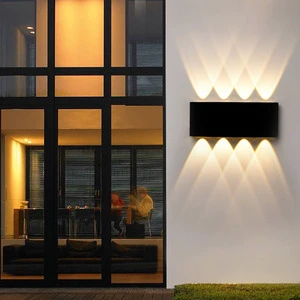 Modern Outdoor LED Wall Lamp Outdoor Indoor Courtyard Waterproof Hotel Decorative Exterior Waterproof Wall Lamp
