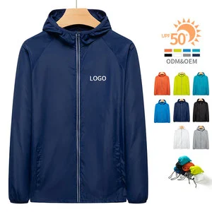 Light Weight Sun-proof Clothing Hooded Sun-protective Jackets Our Door Men's Uvioresistant Jackets