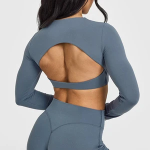 High-end Breathable Backless High Support Women's Yoga Sports Top with Crisscross Straps and Chest Pads