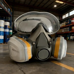 Factory Spot Supply Respirator Half Face Mask Cover Breathing Filter Gas Mask Wholesale Price