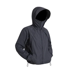 Summer Outdoor Camping Lightweight UV Protection Sunscreen Ice Silk Hooded Sunscreen Clothing
