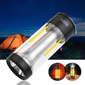 Outdoor Portable Emergency Tent Light Flashlight Multifunctional Led Rechargeable Lanterns Solar Camping Light